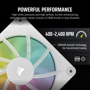 Ventilatoare Carcasa CORSAIR iCUE LINK LX120 3x120mm RGB ALB - Img 11