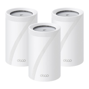 BE11000 Whole Home Mesh Wi-Fi 7 System(Tri-Band) SPEED: 688 Mbps at 2.4 GHz + 4324 Mbps at 5 GHz + 5765 Mbps at 6 GHz SPEC: Internal Antennas, 2 × 5 Gigabit Ports + 1 × 2.5 Gigabit Port (WAN/LAN auto-sensing), 1× USB Port, 240MHz for 5 GHz and 320MHz for - Img 2