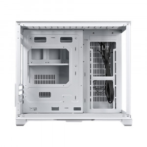 Carcasa 1STPLAYER MV6 Mid Tower ARGB ALB, Tempered Glass, Sloturi Expansiune 4, Drive Bays: 2x3.5"HDD 3x2.5"SSD, Ventilatoare Suportate: 9 (spate: 1x120mm, fata: 2x120mm, sus: 3x120mm, jos: 3x120mm), Format Placa De Baza Suportat: Micro-ATX, ITX, Lungime - Img 4
