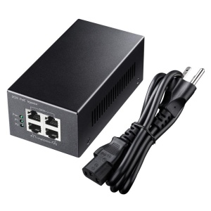 CUDY 2 Channel 30W Gigabit PoE+/PoE Injector, 2 x 30W Power Supply, 802.3at/802.3af Standard, Data and Power Carried over The Same Cable Up to 100 Meters, Metal Case - Img 5