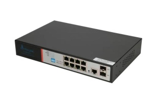 Extralink VICTOR PoE Switch 8x Gigabit PoE/PoE+ 2x SFP 1x Console Port 150W Managed - Img 2