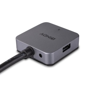 Hub Lindy 4 Porturi, interfata USB 3.2 / 3.1 Gen 1 / USB 3.0, lungime 5m, latime de banda suportata 5Gbs, chipset: VL817-Q7, gri - Img 8