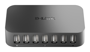 Hub USB D-Link DUB-H7, 7 porturi USB 2.0, negru - Img 4