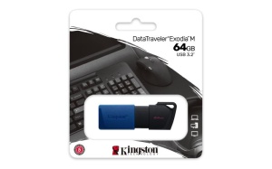 Memorie USB Flash Drive Kingston DataTraveler Exodia M, 64GB, USB 3.2, negru - Img 10