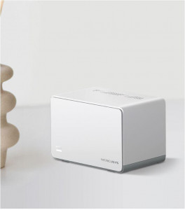 Mercusys AX1800 Whole Home Wi-Fi system HALO H70X(2-PACK),wi-fi 6 Dual-Band, Standarde Wireless: IEEE 802.11ax/ac/n/a 5 GHz, IEEE 802.11ax/n/b/g 2.4 GHz, viteza wireless: 1201 Mbps on 5 GHz, 574 Mbps on 2.4 GHz, Securitate wireless: - Img 3