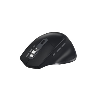 Mouse Serioux Apex 166 Wireless reincarcabil USB-C, Negru, senzor: Optic, DPI: 800/ 1200/1600/ 2400, conexiune: Dongle USB 2,4 GHz, banda de frecventa: 2,4 GHz, click silentios, design ergonomic, baterie integrată litiu de 500 mAh, cerințe OS: Win, Mac, - Img 5