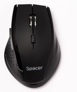 MOUSE Spacer, PC sau NB, fara fir, USB 2.4 GHz, optic, 800/ 1200/1600 dpi, butoane/scroll 6/1, rezolutie selectabila, negru, SPMO-W02 - Img 5