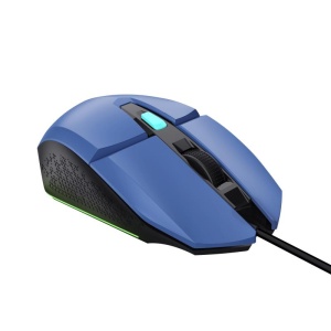 Mouse Trust GXT110W Felox cu fir, interfata USB 2.0, rezolutie maxima 6400 DPI, 6 butoane, albastru - Img 7