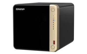 NAS QNAP 464 4-Bay, CPU Intel® Celeron® N5105/N5095 4-core/4-thread Processor, RAM 8 GB DDR4 (onboard, not expandable), HDD 4 x 2.5"/3.5" SATA 6Gbps + 2 x M.2 2280 PCIe Gen 3 x1 SSD slots (neincluse), LAN: 2 x 2.5GbE (optional 10GbE expansion via a PCIe - Img 7