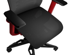 Scaun gaming Genesis Astat 700 G2, material Mesh PureFlow Plus, reglabil pe inaltime, greutate maxima suportata 120 kg, inaltime scaun reglabil 27.5 - 34.5 cm, spatar ajustabil 135°, dimensiuni roti 60mm, echipat cu piston cu gaz clasa 4, negru/rosu - Img 10