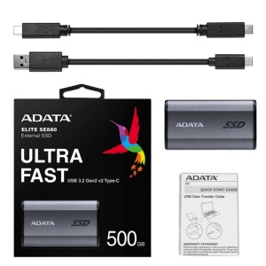 SSD extern Adata Elite SE880, 500GB, USB 3.2,TITANIUM - Img 10