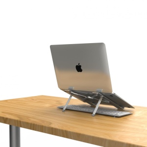 Suport laptop Serioux, SRXNCPU2, material aluminiu, dimensiune deschisă: 190x250x4mm,dimensiune pliată: 60 x 250 x 4mm, grosime: 4mm, greutate: 180g, dimensiune compatibilă: până la 15.6 ", culoare argintiu, 4 unghiuri ajustabile - Img 11