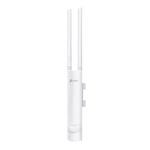 TP-LINK 300Mbps Wireless N Outdoor Access Point, Interfata: 1 x RJ45 10/100, 48V Passive POE, Dimensiuni: 214.9 × 46 × 37.7 mm, 2 x antene externe, Rezistenta la vreme: IP65, Montare: perete, stalp, Capacitate clienti: 100+, Standarde: IEEE 802.11n/g/b, - Img 1