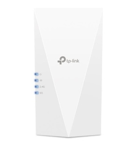 TP-link AX1800 Wi-Fi6 Range Extender, RE600X, Dual-Band, Standarde wireless: IEEE 802.11a/n/ac/ax 5GHz, IEEE 802.11b/g/n/ax 2.4GHz, interfata: 1 x 10/100/1000, Dimensiuni: 78×36×149 mm, 2 x antene interne, viteza wireless: 574 Mbps la 2.4GHz, 1201 Mbps - Img 2