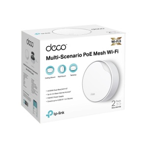 TP-Link AX3000 whole home mesh Wi-Fi 6 System, Deco X50-POE(2-pack); Dual- Band, Standarde Wireless: IEEE 802.11ax/ac/n/a 5 GHz, IEEE 802.11ax/n/b/g 2.4 GHz ,viteza wireless: 5 GHz: 2402 Mbps, 2.4 GHz: 574 Mbps, 2 x antene interne, 2×2 MU-MIMO, Mod - Img 6