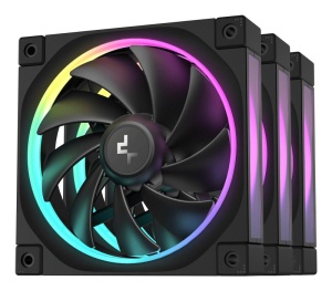 Ventilatoare DEEPCOOL FL12-3in1 120mm, CFM 55, presiune 2.82 mmAq, viteza de rotatie 500-2150 RPM +/- 10% - Img 2