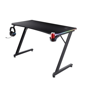 Birou gaming Trust GXT 709 Luminus, iluminare RGB, greutate 15.5 kg, greutate maxima 150 kg, negru - Img 7