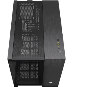 Carcasa CORSAIR 2500X Micro ATX Dual Chamber Black/Obsidian Aluminiun - Img 4