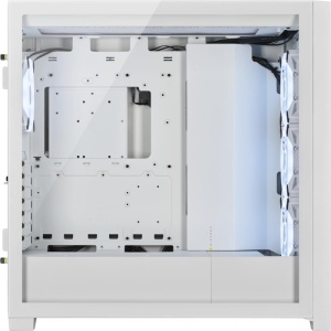 Carcasa CORSAIR iCUE 5000X RGB QL Edition Mid-Tower ATX WHITE, Expansion Slots 7 vertical + 2 horizontal - Img 6