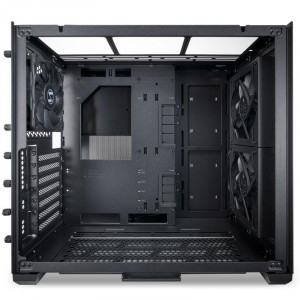Carcasa Lian Li O11 Air Mini Mid-Tower Tempered Glass negru, PCI-Slots 5, 7, Preinstalled fans 1x 120 mm, 2x 140 mm - Img 6