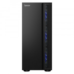 Carcasa SPACER ICE HERO Mid Tower, ventilatoare incluse 6, sloturi expansiune 7+2 verticale, ATX - Img 5