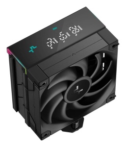 Cooler Procesor DEEPCOOL AK400 DIGITAL PRO NEGRU, marime heatsink 120x60x152mm, un ventilator, viteza ventilator 500-1750 RPM +/- 10%, Airflow: 60.89 CFM, Suport AMD: AM4/AM5, suport INTEL: LGA 1851/1700/1200/1151/1150/1155, nivel de zgomot: 28 dBA - Img 5