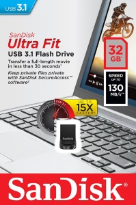 Memorie USB Flash Drive SanDisk Ultra Fit, 32GB, USB 3.1 - Img 2