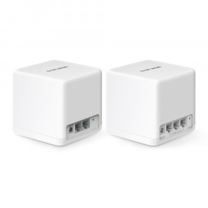 Mercusys Halo H60X(2-pack) Whole mesh Wi-Fi6 system, AX1500, Dual-band, Standarde wireless: IEEE 802.11ax/ac/n/a 5 GHz, IEEE 802.11n/b/g 2.4 GHz, Viteza wireless: 1201 Mbps on 5 GHz, 300 Mbps on 2.4 GHz, Dimensiuni:88 × 88 × 88 mm, Interfata: 3 x - Img 2