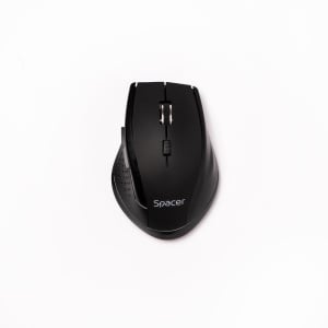MOUSE Spacer, PC sau NB, fara fir, USB 2.4 GHz, optic, 800/ 1200/1600 dpi, butoane/scroll 6/1, rezolutie selectabila, negru, SPMO-W02 - Img 2