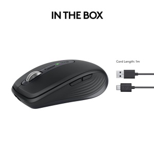 Mouse wireless Logitech MX Anywhere 3S, cu laser, 6 butoane, rezolutie maxima 8000 DPI, negru - Img 12