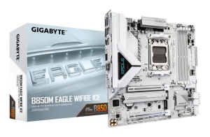 Placa de Baza GIGABYTE B850M EAGLE WIFI6E ICE AM5, 4x DDR5, 1x HDMI 2x DP, 1x PCIE 5.0 x16 1x PCIE 3.0 x16, 2x M.2, 4x SATA 6GB/s, mATX - Img 2