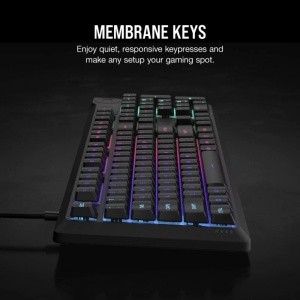 Tastatura Gaming Corsair K55 CORE Backlit Zoned RGB LED, Rubberdome - Img 7
