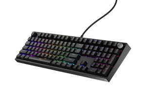 Tastatura gaming mecanica cu fir Genesis Thor 404 , iluminare RGB, switch-uri Peach, 107 taste, 11 butoane multimedia, negru - Img 9