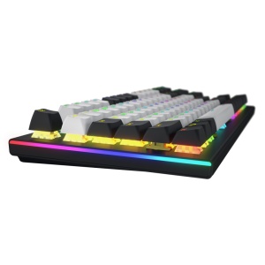 Tastatura mecanica cu fir Hator Gravity TKL conectivitate USB, polling rate 1000Hz, iluminare RGB cu functia de a customiza fiecare tasta individual, tip switch HATOR Aurum Orange Linear rev.2.0, durata de viata switch 70M de clickuri, material taste - Img 3