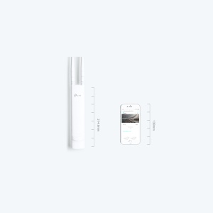 TP-LINK 300Mbps Wireless N Outdoor Access Point, Interfata: 1 x RJ45 10/100, 48V Passive POE, Dimensiuni: 214.9 × 46 × 37.7 mm, 2 x antene externe, Rezistenta la vreme: IP65, Montare: perete, stalp, Capacitate clienti: 100+, Standarde: IEEE 802.11n/g/b, - Img 2