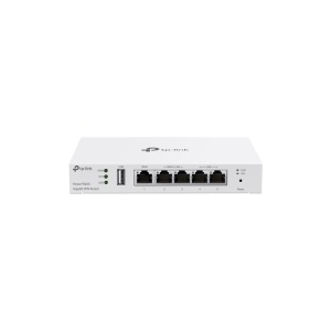TP-Link Gigabit VPN Gateway FESTA FR205, interfata 1× Gigabit WAN port, 2× Gigabit WAN/LAN ports, 2× Gigabit LAN ports, 1× USB 2.0 (supports USB LTE dongle‡), fara ventilatoare, DRAM 256 MB DDR, 802.1Q VLAN - Img 1