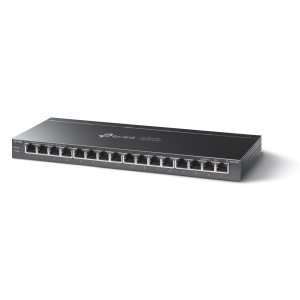 "16-Port Gigabit Desktop Switch with 16-Port PoE+ PORT: 16× Gigabit PoE+ Ports SPEC: 802.3at/af, 120 W PoE Power, Desktop Steel Case FEATURE: Extend Mode for 250m PoE Transmitting, Priority Mode for Port1-4, Isolation Mode, PoE Auto Recovery, Plug and - Img 2