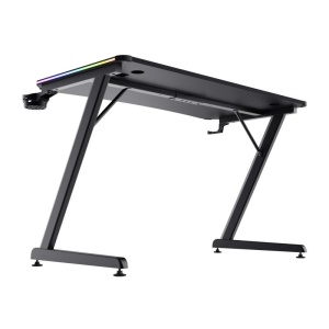 Birou gaming Trust GXT 709 Luminus, iluminare RGB, greutate 15.5 kg, greutate maxima 150 kg, negru - Img 8