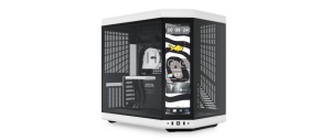 Carcasa HYTE Y70 Mid Tower ALB/NEGRU, Tempered Glass, Sloturi Expansiune 11, Drive Bays: 2x3.5" 2x2.5", Ventilatoare Suportate: 9 x120mm sau 7x 140mm (lateral: 3x120mm/2x140mm, sus: 3x120mm/2x140mm, spate: 1x120mm/1x140mm, jos: 2x120mm/2x140mm), Format - Img 1