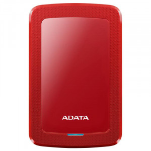 HDD extern ADATA, 1TB, HV300, 2.5, USB 3.1, Senzor protectie socuri, Criptare Date, Ultraslim, Rosu - Img 2