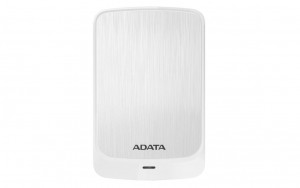 HDD extern ADATA, 2TB, HV320, 2.5, USB 3.1, Senzor protectie socuri, Criptare Date, Ultraslim, Alb - Img 1