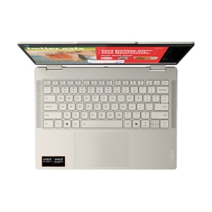 Laptop Lenovo Yoga 7 2-in-1 14AKP10, 14" 2.8K WQXGA+ (2880x1800) OLED 1100nits (peak) / 500nits (typical) Glossy / Anti-fingerprint, 100% DCI-P3, 120Hz, Dolby Vision®, TÜV Low Blue Light, DisplayHDR™ True Black 1000, Glass, Touch, AMD Ryzen™ AI 7 350 (8C - Img 7