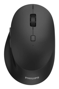 Mouse Philips SPK7607, ergonomic, wireless, silent, negru - Img 3