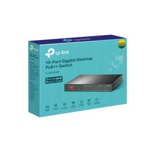 Switch Desktop 10-Port Gigabit with 6-Port PoE+ and 2-Port PoE++ PORT: 2× Gigabit PoE++ Ports, 6× Gigabit PoE+ Ports, 2x Gigabit Non-PoE Ports, 1× Combo Gigabit SFP Slot SPEC: 802.3af/at/bt type3, 123 W PoE Power, Desktop Steel Case FEATURE: Extend Mode - Img 4