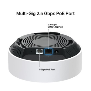 TP-Link AX3000 whole home mesh Wi-Fi 6 System, Deco X50-POE(1-pack); Dual- Band, Standarde Wireless: IEEE 802.11ax/ac/n/a 5 GHz, IEEE 802.11ax/n/b/g 2.4 GHz ,viteza wireless: 5 GHz: 2402 Mbps, 2.4 GHz: 574 Mbps, 2 x antene interne, 2×2 MU-MIMO, Mod - Img 12