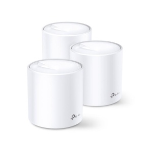 TP-Link AX3000 whole home mesh Wi-Fi 6 System, Deco X60(3-pack); Standarde Wireless: IEEE 802.11 ax/ac/n/a 5 GHz, IEEE 802.11 ax/n/g/b 2.4 GHz, 2 LAN/WAN Gigabit Ethernet Ports, Qualcomm 1 GHz Quad-core CPU, 4 internal antennas per Deco unit, 2402 Mbps - Img 5