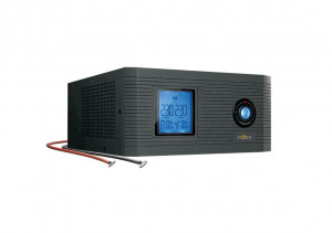 UPS NJOY Aira 1200 centrale de incalzire, 1.2KVA / 1KVA, 2 x prize conectate la baterie, Display LCD, Fara baterie (necesita acumulator extern de minim 40Ah pentru a functiona) - Img 1