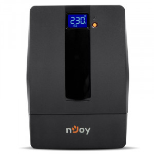 UPS nJoy Horus Plus 1000, 1000VA/600W, Afisaj LCD cu ecran tactil, 4 Prize Schuko cu Protectie, Repornire Automata, RJ11 protectie pentru linia de telefon/modem, Posibilitatea de monitorizare si control prin USB, LAN si internet, port de comunicare USB, - Img 2