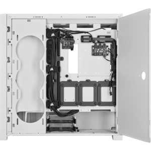 Carcasa CORSAIR iCUE 5000X RGB QL Edition Mid-Tower ATX WHITE, Expansion Slots 7 vertical + 2 horizontal - Img 8