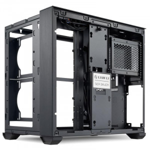 Carcasa Lian Li O11 Air Mini Mid-Tower Tempered Glass negru, PCI-Slots 5, 7, Preinstalled fans 1x 120 mm, 2x 140 mm - Img 8
